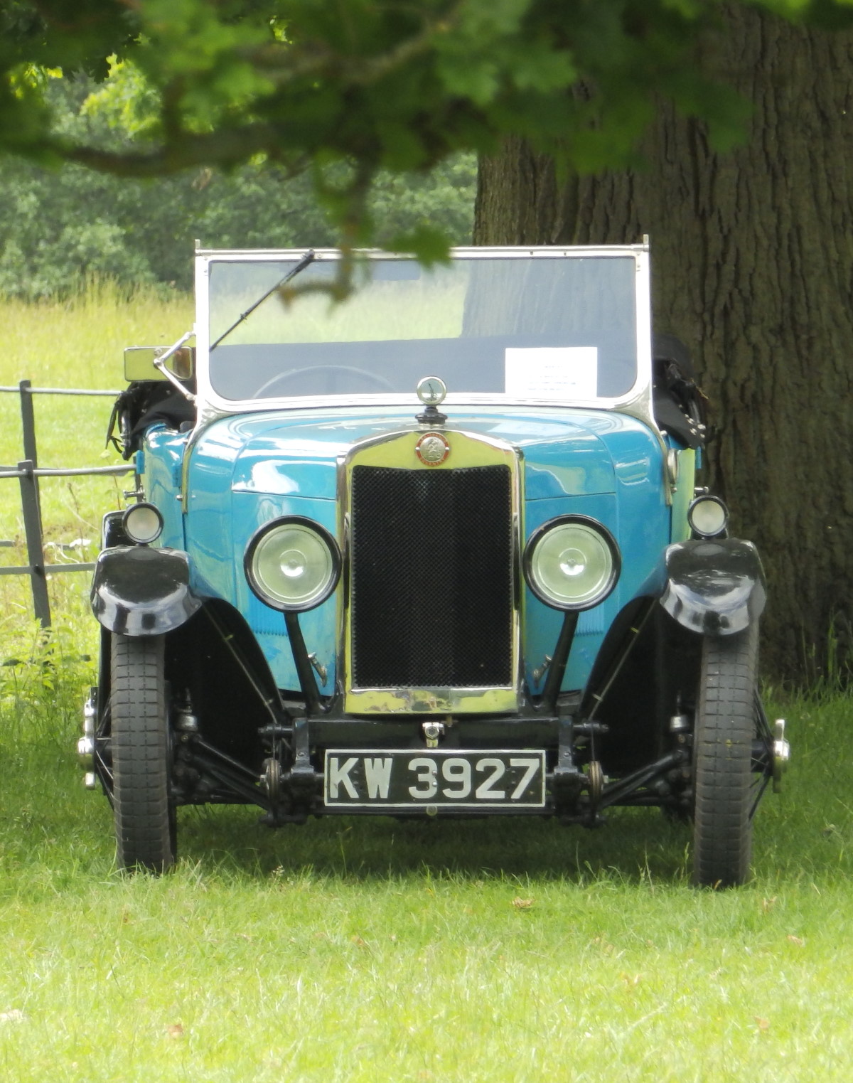 1928 P-Type, Avon bodied four-seat tourer at Broughton Castle in June 2019. 
